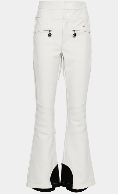 High-Waist Aurora Flare Ski Pant White