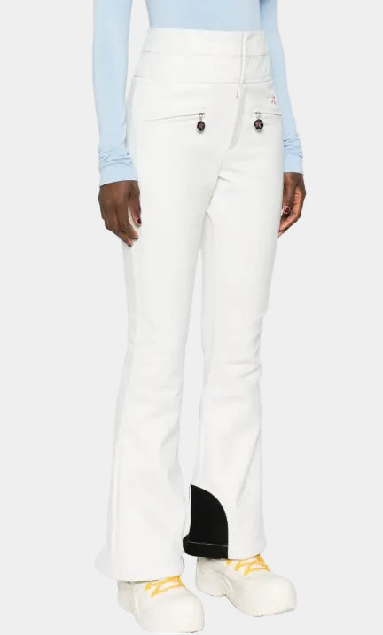 High-Waist Aurora Flare Ski Pant White