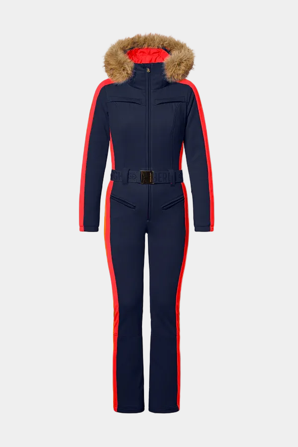 Suvi Ski Suit Faux Border