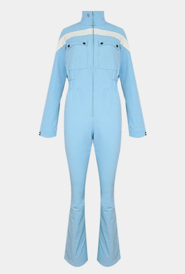 Ski Flare Blanche Azul