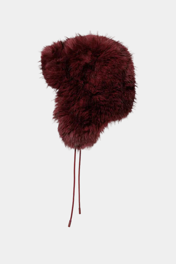 CHER FLUFFY AVIATOR HAT
