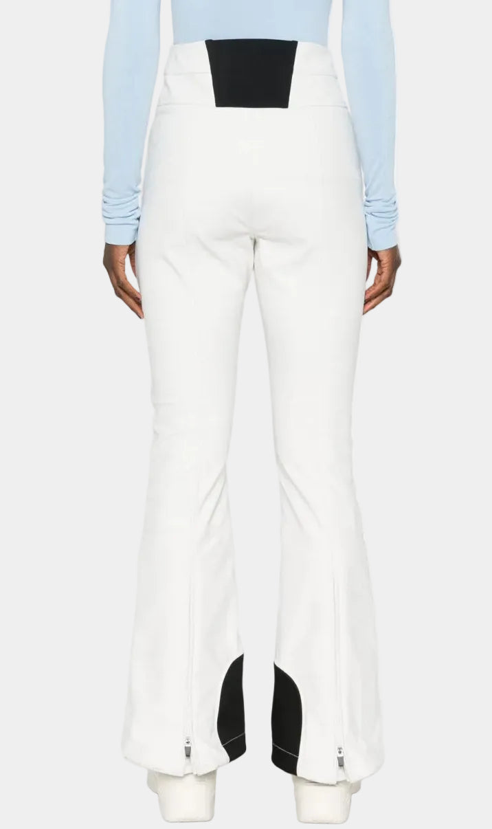 High-Waist Aurora Flare Ski Pant White