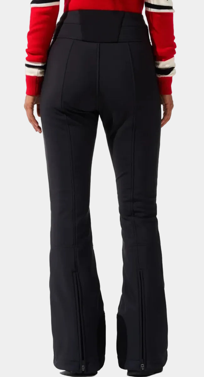 High-Waist Aurora Flare Ski Pant Black