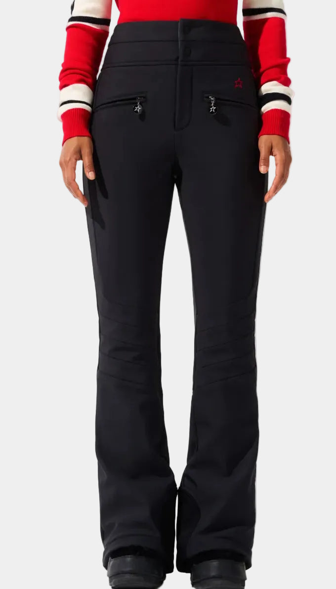 High-Waist Aurora Flare Ski Pant Black