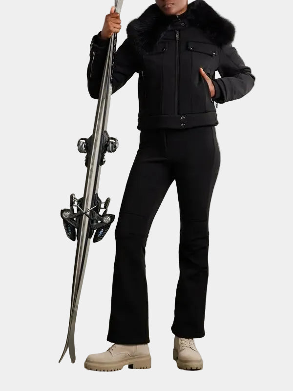 Maeli Faux Fur-Trimmed Hooded Ski Jacket