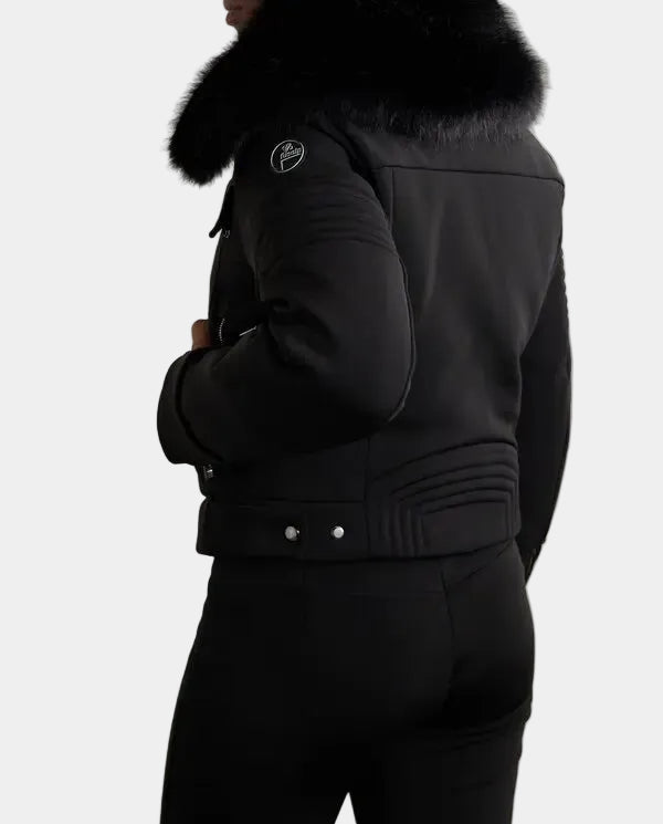 Maeli Faux Fur-Trimmed Hooded Ski Jacket