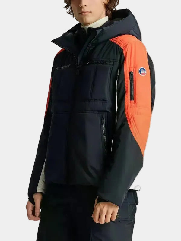 Quilted ski jacket