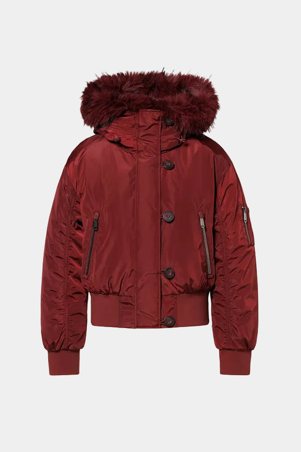 JEANNE SKI JACKET FAUX BORDER