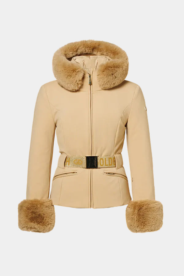 PREZIOSO SKI JACKET FAUX BORDER