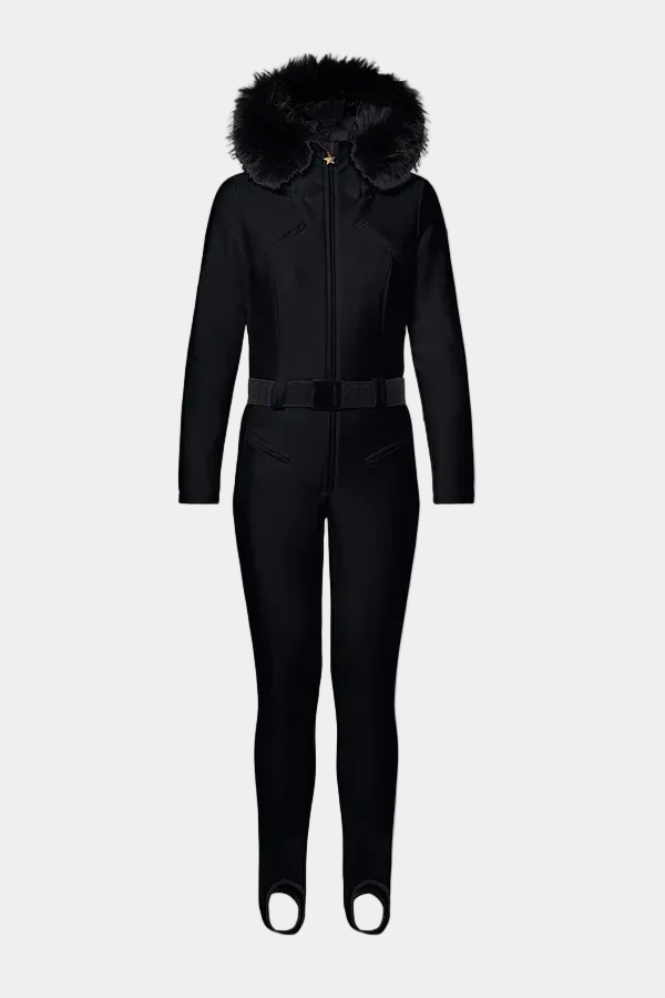 GLISSER SKI SUIT FAUX BORDER