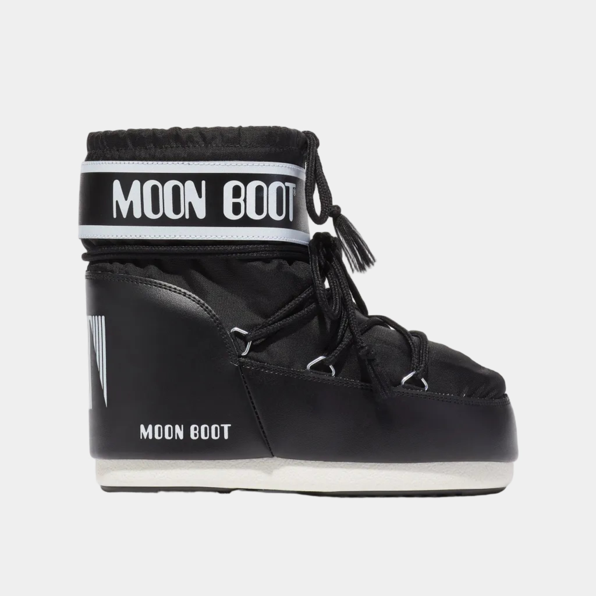 ICON LOW BLACK NYLON BOOTS