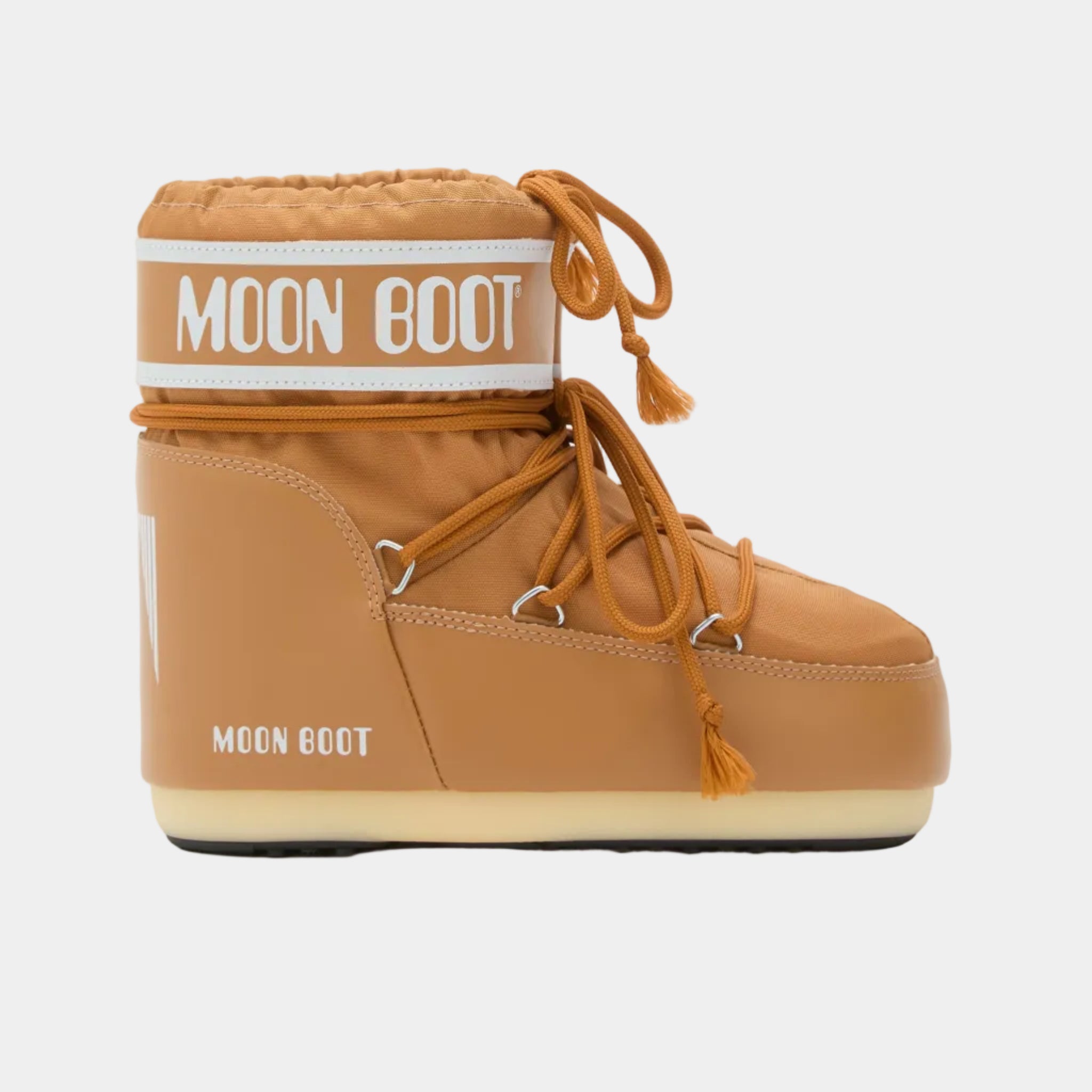 ICON LOW BROWN NYLON BOOTS