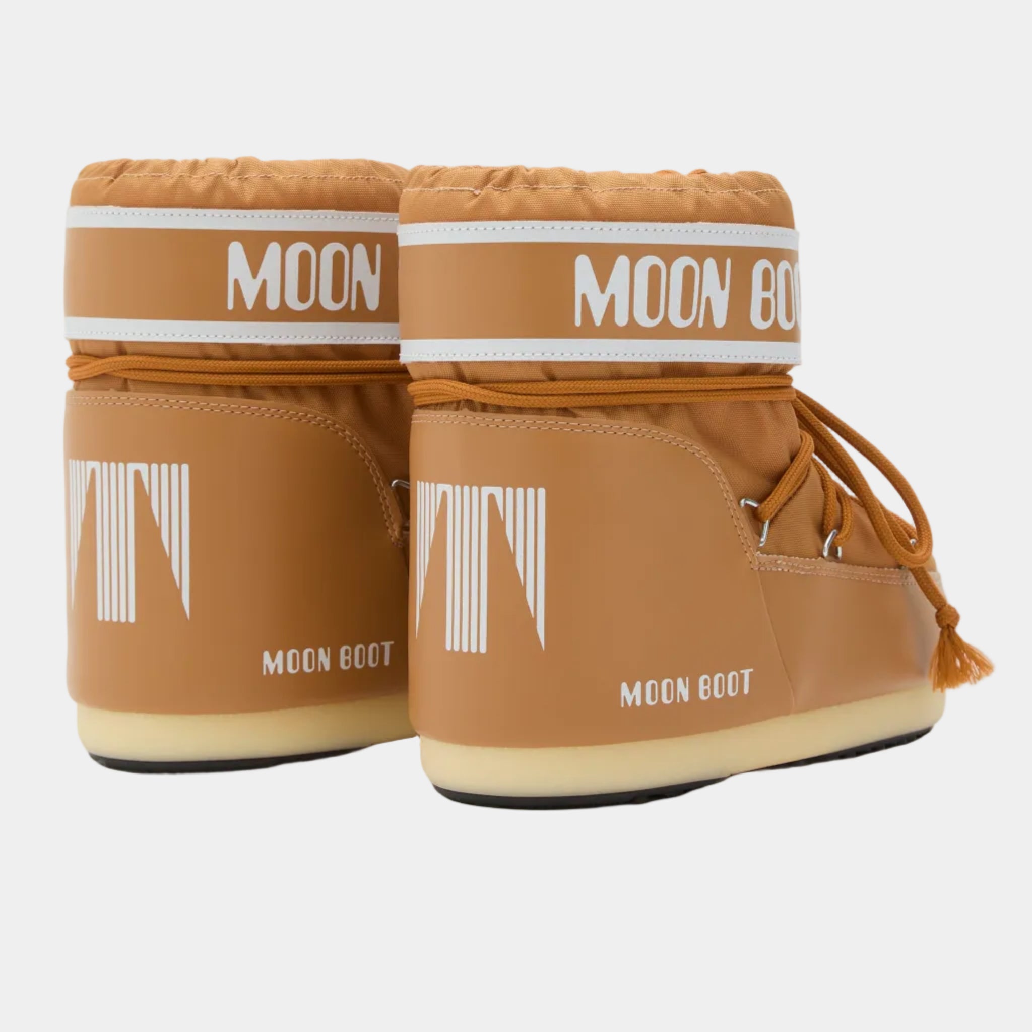 ICON LOW BROWN NYLON BOOTS