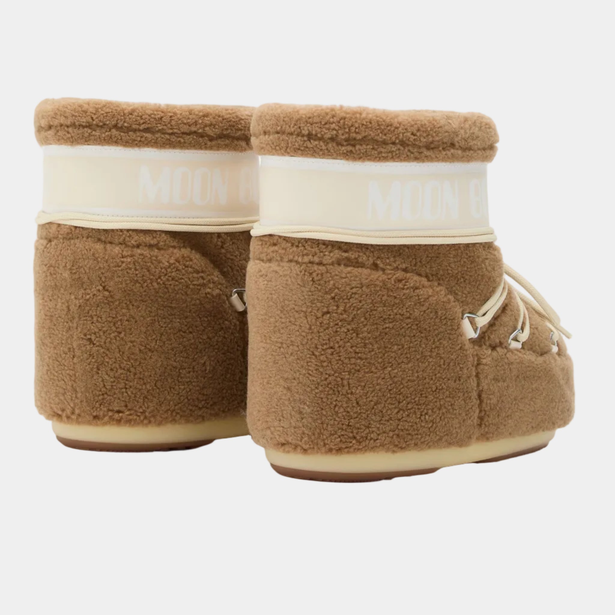 ICON LOW CAMEL FLEECE BOOTS