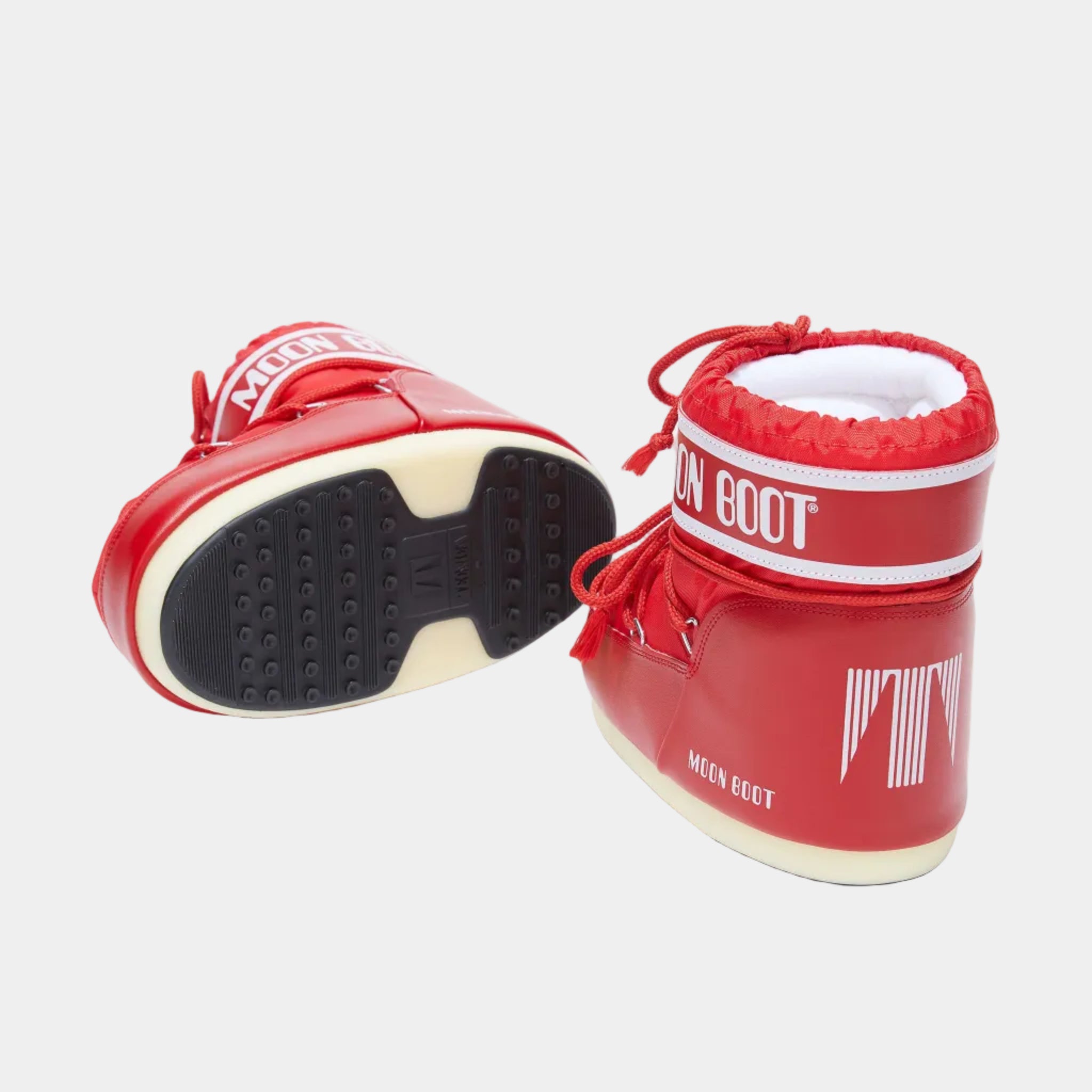 ICON LOW RED NYLON BOOTS