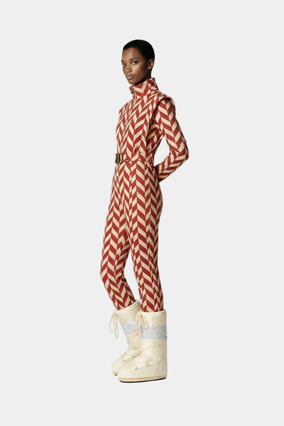 Niseko Ao Ski Overalls Red
