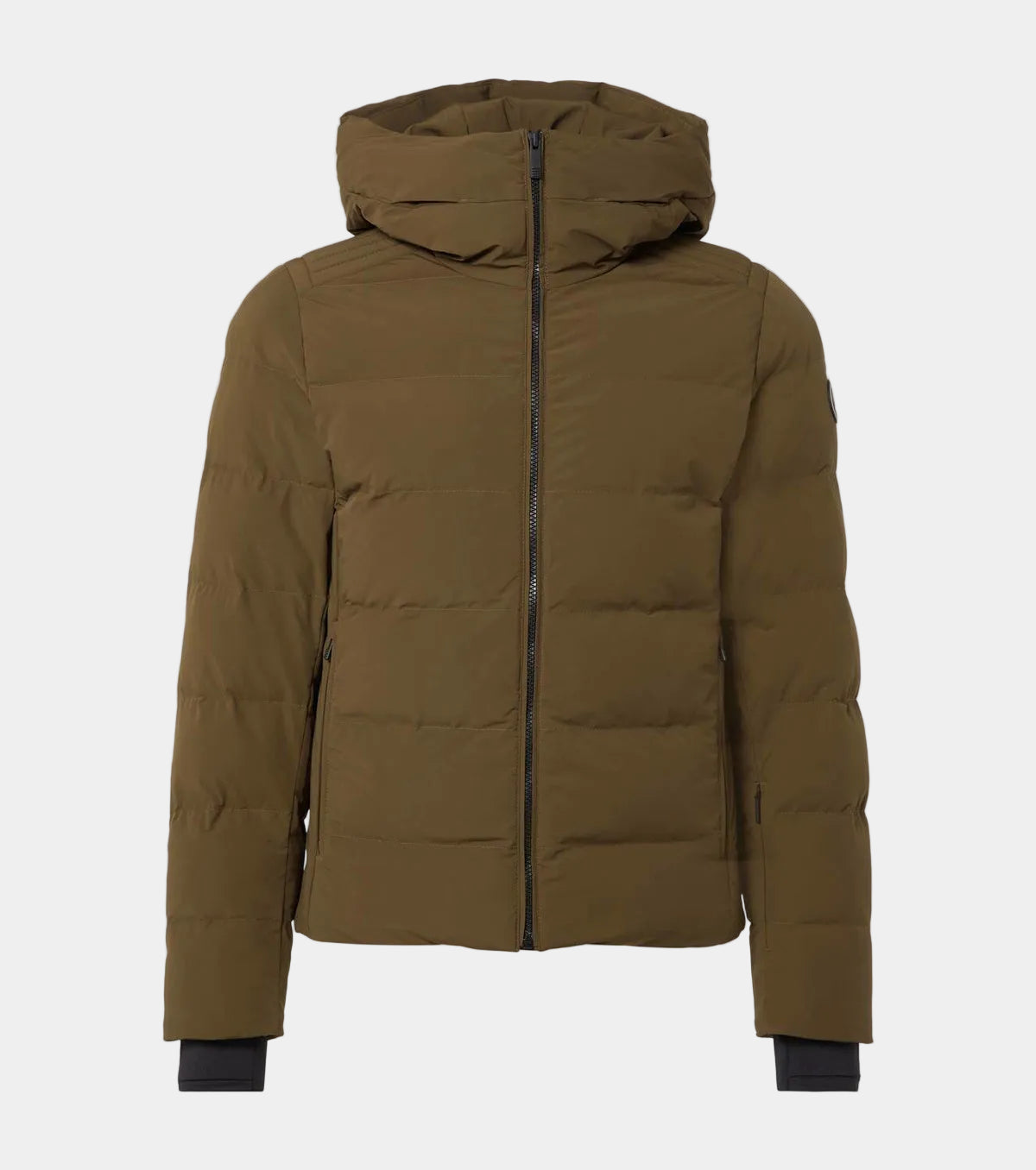 Quilted High-Neck Ski Jacket