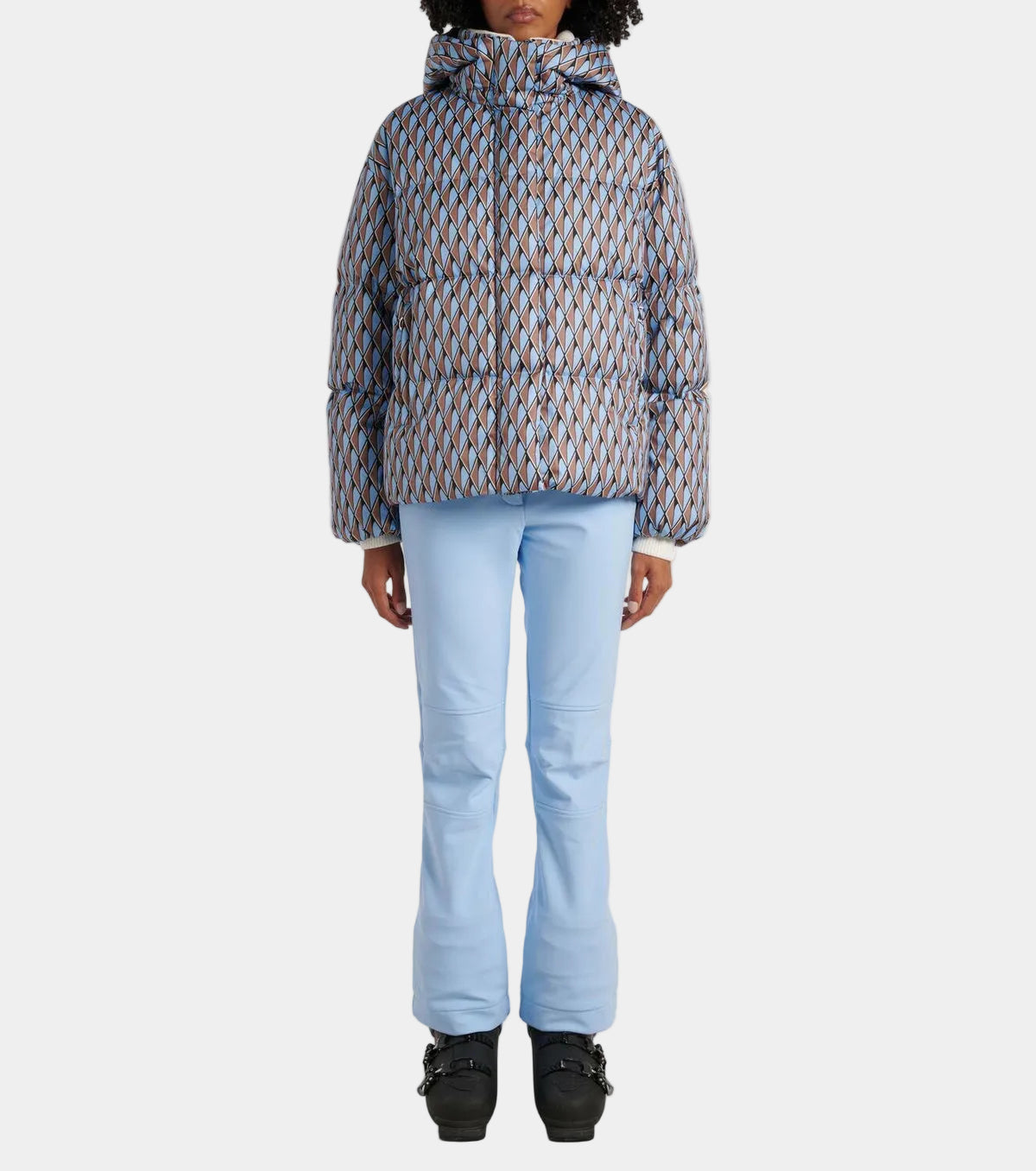 Ada Diam Printed Twill Ski Jacket