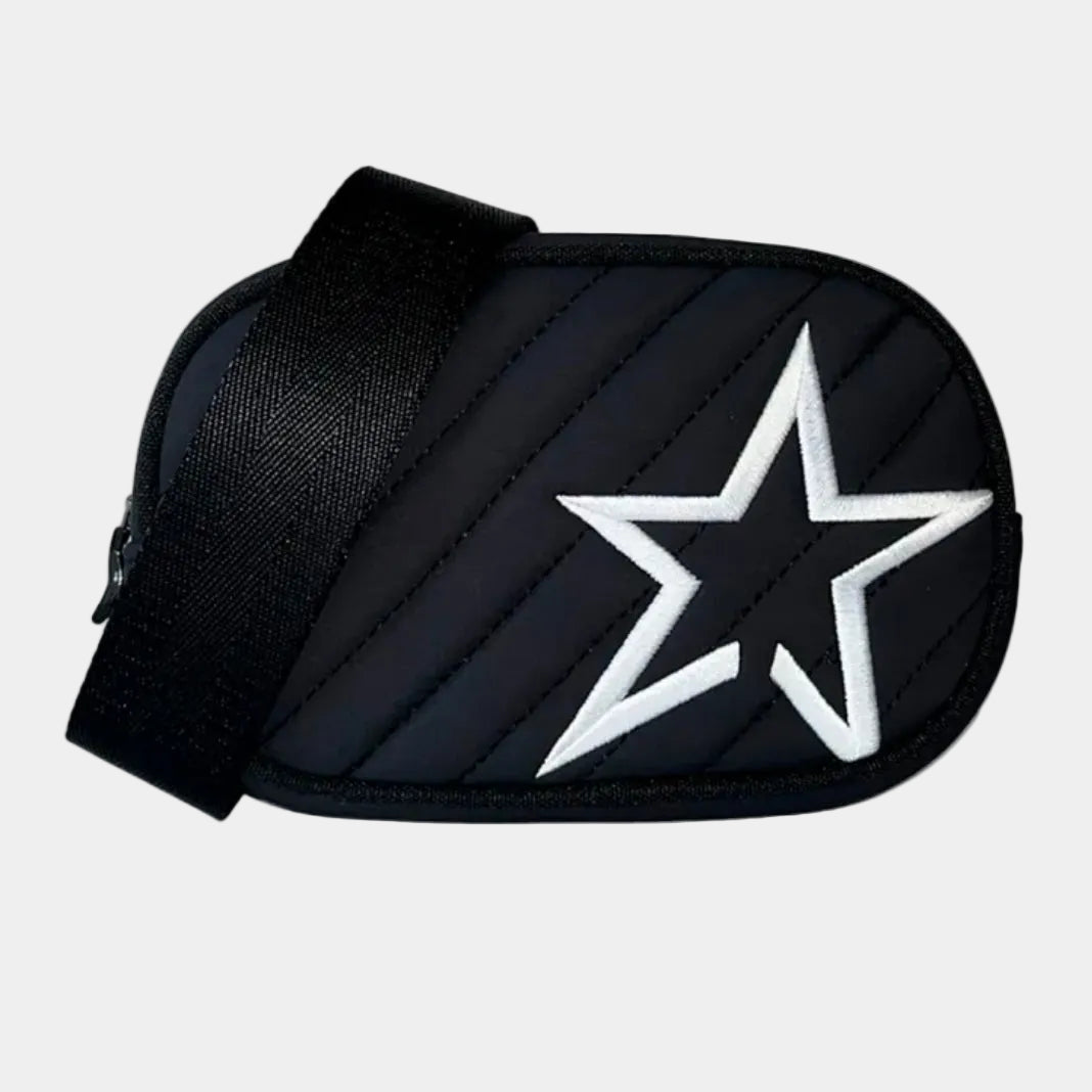 STAR BELT BAG BLACK
