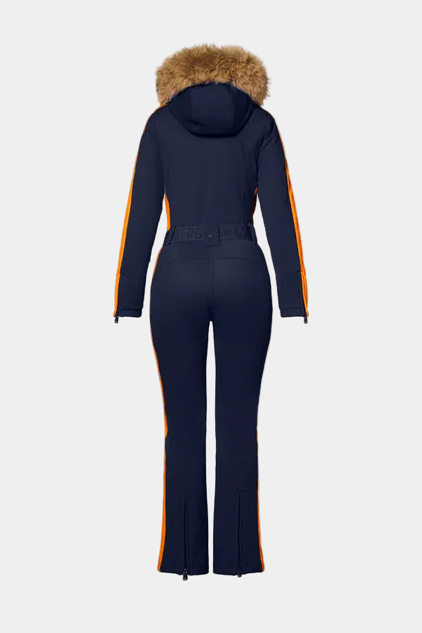 Suvi Ski Suit Faux Border