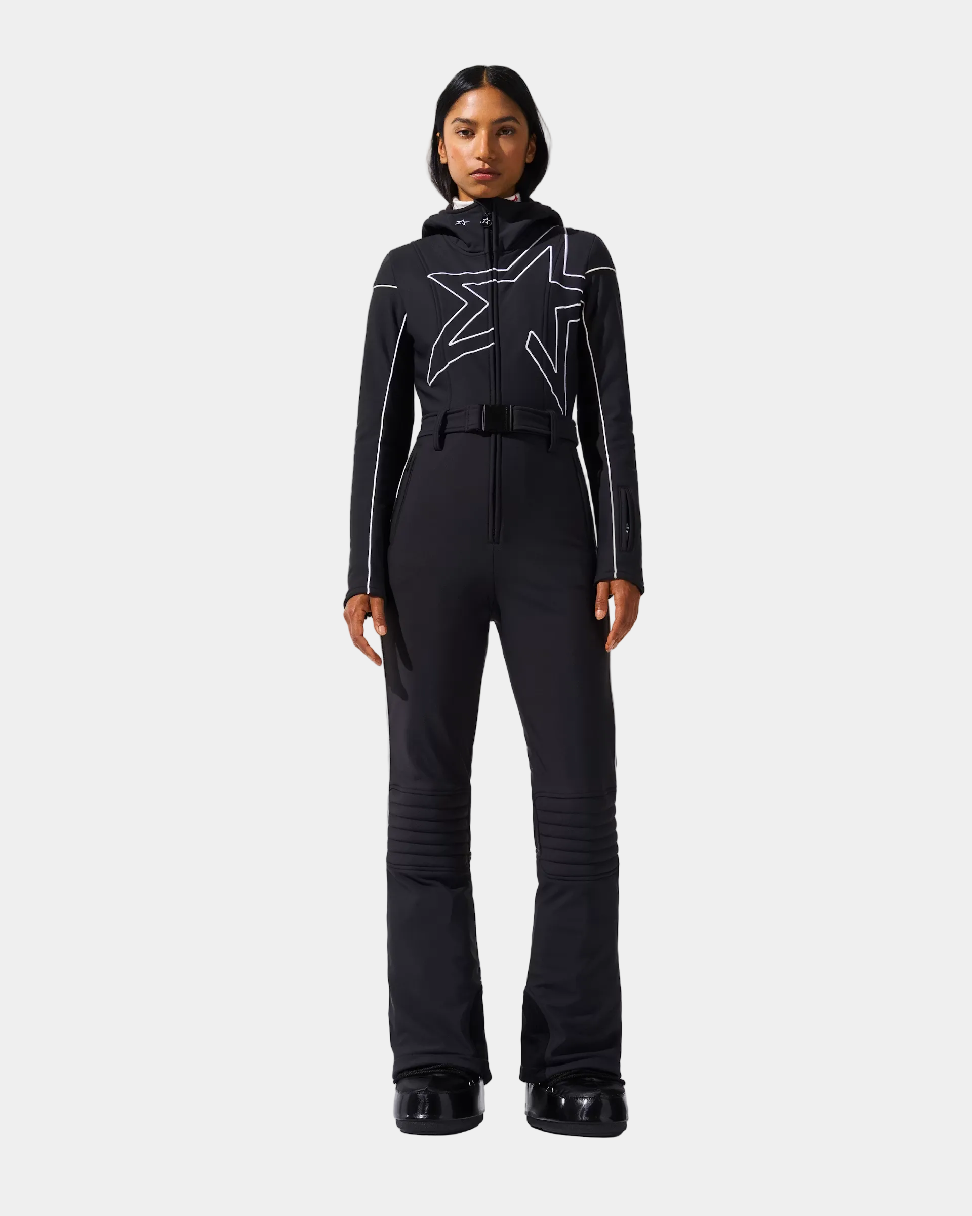 Star Ski Suit Black